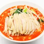 蒸し鶏肉刀削麺（中華居酒屋 福錦 新宿御苑前店）