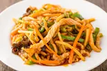 豚細切りの甘辛酢 Stir Fried Shredded Pork with Spicy Sauce(中華料理 成都 高円寺本店)