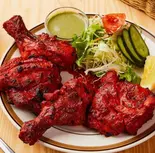 タンドリーチキン4P Tandoori Chicken (4 Pieces)（インド料理 パナス）