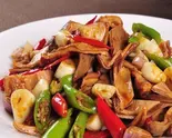 爆炒猪肚  豚の胃の辛炒め（湘味食府）