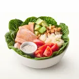 サーモンアボカドシーザー SALMON AVOCADO CAESAR（クリスプサラダワークス リンクスクエア新宿店 CRISP SALAD WORKS LINKSQUARE SHINJUKU）