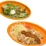 ジャークチキン丼＆カメハウスサラダ<お一人様サイズ>のセット（スパイス＆ガーリック亀ハウス）