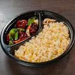 黒酢豚 炒飯弁当(錦秀菜館 神保町店)