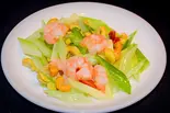 エビとカシューナッツ、セロリ炒め【西芹腰果蝦仁】(中国東北家郷料理永利 豊洲駅前店(1号店))