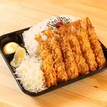 1キロエビフライ弁当【エビフライ6本】（デカ盛り弁当 はるき 大通店【唐揚げ弁当屋】）