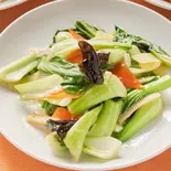 季節の青菜炒め/炒青菜 Seasonal Vegetable Stir-Fry（中華料理 とらの子）