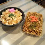 豚バラ生姜焼き丼(ライス大盛)＆ソースやきそば(麺大盛)セット（柳沢うまいか亭）