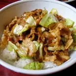 ホイコーロー丼 回锅肉丼（人間煙火）
