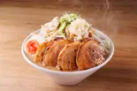 【中】肉マシ二郎ラーメン 麺200g Jiro Ramen with Extra Meat (Regular, 200g Noodles)（二郎ラーメン専門店 ラーメン たけ二郎 東淀川店）