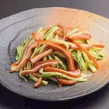 豚耳とキュウリの香味和え（中国名菜敦煌）