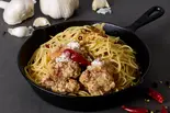 【大盛り】ニンニク唐揚げペペロンチーノ 300g Garlic Fried Chicken Large Peperoncino（【ニンニク＆絶品パスタ】漢のペペロンチーノ 田町店）