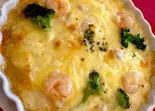 エビとのマカロニクリームグラタン(レストランカフェPeriCafe)