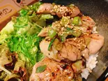 厚切りタンステーキ丼(塩ダレ)（炭火もつ焼 もつ鍋  豚一）