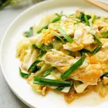 ニラと玉子炒め（馮記 西安刀削麺酒楼）