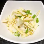 竹の子とネギの和え物【青葱笋尖】(中国東北家郷料理永利 豊洲駅前店(1号店))