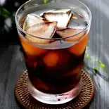 自家焙煎無農薬 haonブレンドコーヒー (アイス) Home-roasted, pesticide-free blended coffee (iced)（DININGBARhaon）