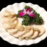 蒸し鶏のネギソース（友福中華料理）