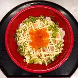 サーモン・エビマヨ丼（ごはん屋 宝鮮）