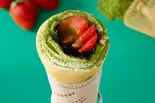 宇治抹茶いちごクリーム Strawberry Matcha Cream（至福の贅沢「恋するクレープ」 北千住店）