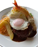 スペシャルハンバーグプレート【150g】（【menu限定価格商品あり】カリーWEST百名店2020 いずみバーグ 御幣島店）
