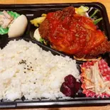 トマトガーリック チキンカツ弁当（【ご飯増量無料】弁当と焼き鳥 いっちゃん）