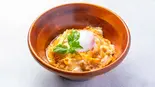 親子丼温玉のせ（井手カツ丼 天神店）