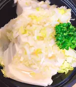 豆腐の葱ソースかけ（台湾丼專門店）