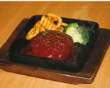 あぐー豚100%ハンバーグ 濃厚デミソース（濱焼魚萬 おもろまち駅前店）