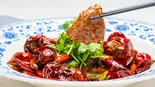 水煮牛肉-四川名菜 牛肉の激辛煮（中國菜 老四川 飄香 飄香小院(六本木店)）