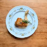四万十鶏のコンフィ（手打ちパスタのイタリアン”オステリアモンテ”）