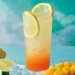 マンゴー＆レモネードソーダ  Mango ＆ Lemonade Soda（カフェ・ド・クリエ 博多大博通店）