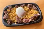 ペッパーガーリックライス(肉ハーフ)（高タンパク＆低カロリーの肉料理専門店KikuNiku）
