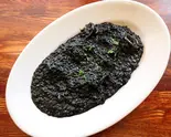 イカ墨のリゾット Squid Ink Risotto（トラットリア・ピッツェリア・アミーチ）