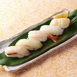 塩・かぼすで食べるにぎり5貫盛り(柿家すし 神田店)