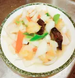 カイバシラ・エビ・イカ塩炒め（味美居）