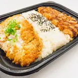 【デカ盛】卵とじ熟成ロースカツ&熟成ロースカツププレート※即席袋みそ汁付(【元祖!デカ盛】どん亭)