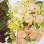 【 401 】サンティスペシャル海老サラダ Shanti Special Prawn Salad（インドとアジアの料理 サンティ）