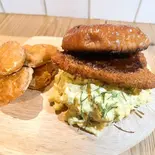 中洲アジフライバーガー ナゲットセット（中洲バーガー(中洲ホルモンセンター)）