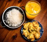 7 鶏のマンゴーマヨネーズ+白ごはん+選べるドリンクセット(はらぺこ飯店)