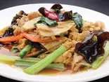 豚肉ときくらげと玉子の炒め(香港亭 中野店)