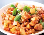 【腰果鶏丁】鶏肉とカシューナッツ炒め(中華 東海飯店 大門本店)