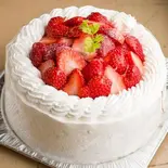 苺の生クリームデコレーション Strawberry Decorated Cream Cake(柴又コシジ洋菓子店)