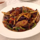 (大盛無料キャンペーン中)ナスの辛味炒め(魚香茄子)(東来)