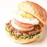 スパイシーてりたまバーガー Spicy Teriyaki & Egg Burger(Jami Jami Burger森野店)