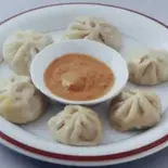 モモ(ネパールの小籠包)6個入り Momo (Nepali soup dumplings) 6 pieces（MOTI MAHAL）