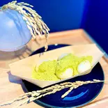 京都宇治抹茶のきなこ餅★1舟8粒入♪（つきたて餅雅や）