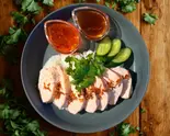 【ヘルシー】しっとりむね肉カオマンガイ Khao Man Gai(Chicken Breast)（からだ喜ぶ！東京カオマンガイ 名楽町店）