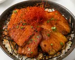 【唐辛子】自家製ダレの炙り豚丼 (Cayenne Pepper) Grilled Pork Rice Bowl（炙り豚丼香ばし屋 名楽町店）