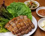 韓国屋台風サムギョプサルセット(1人前)（【サムギョプサル＆韓国弁当専門店】チョデ新井薬師前店）