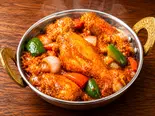 カダイチキンカレーKadai Chicken Curry（インド料理 ハリパリワール西天満店）